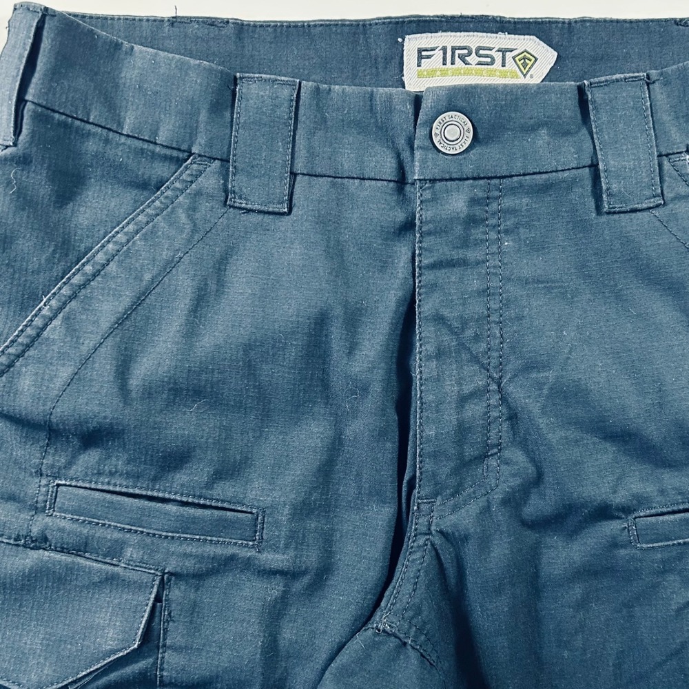 First Tactical V2 Tactical Pants Mens 32x32 Navy Blue Ripstop Cargo Workwear